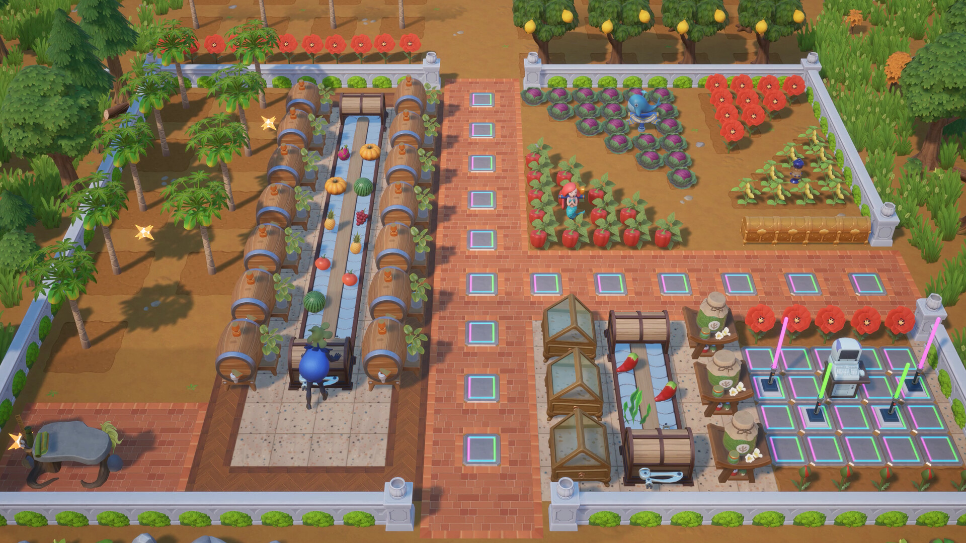 Official Coral Island Steam screenshot used for the multiplayer system overview