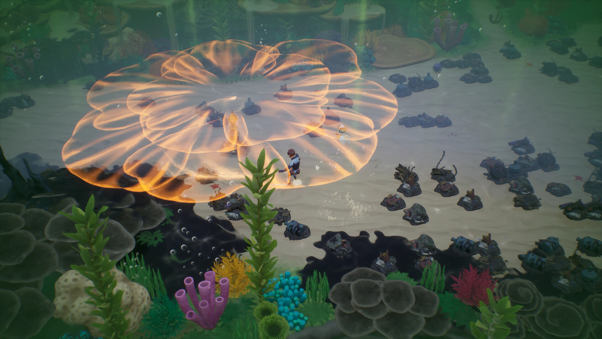 Official Coral Island Steam screenshot used for the relationships system overview