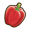 Bell pepper crop icon