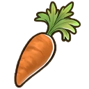 Carrot crop icon