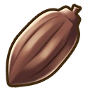 Cocoa bean crop icon
