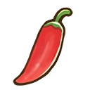 Hot pepper crop icon