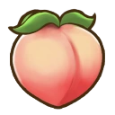 Peach crop icon