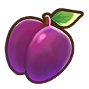 Plum crop icon