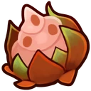 Red reefbud crop icon