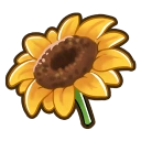 Sunflower crop icon