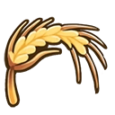 Wheat crop icon
