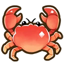 Crab fish icon