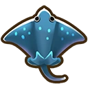 Giant stingray fish icon