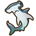 Hammerhead fish icon