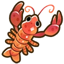 Lobster fish icon