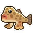 Polka-dot batfish fish icon