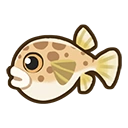 Pufferfish fish icon