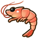 Shrimp fish icon