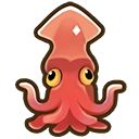 Squid fish icon