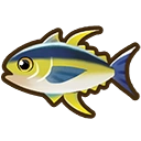 Yellowfin tuna fish icon
